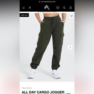 Oner Active All Day Cargo Jogger - Khaki